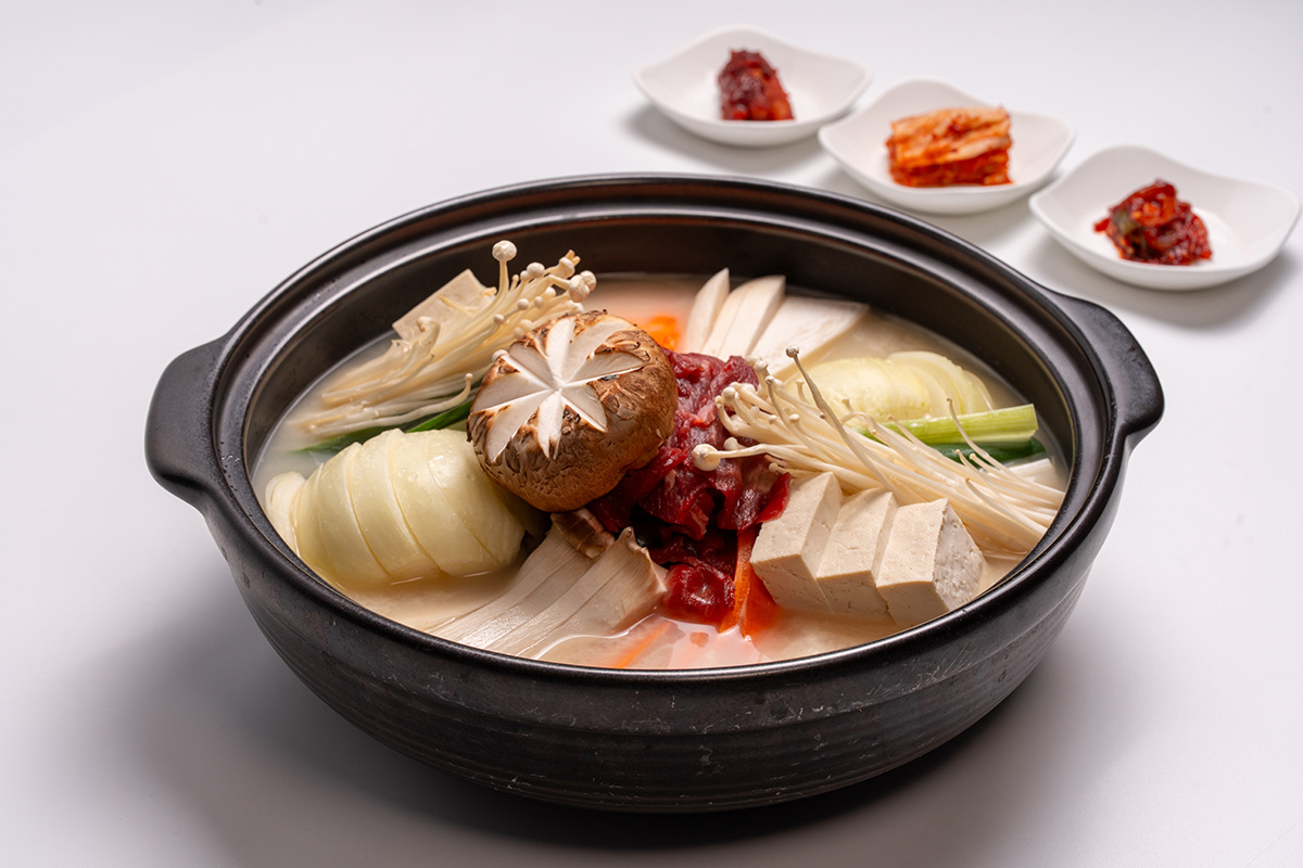 4인식사 버섯전골